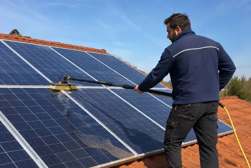 Nettoyage et entretien de panneaux solaires à Latrille