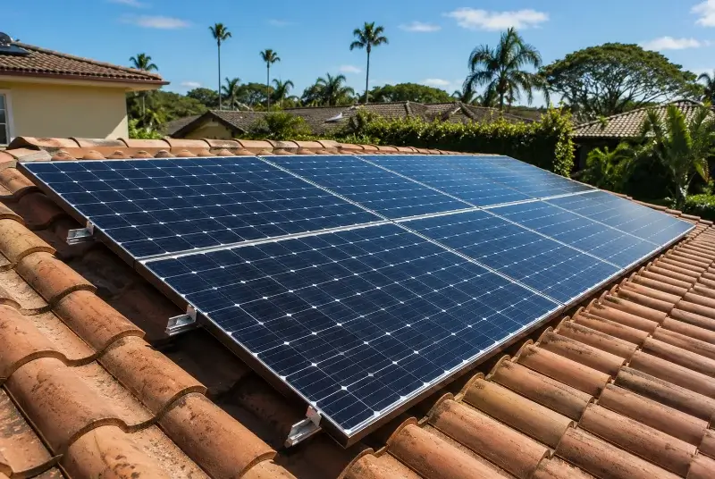 Installation de panneaux solaires à Latrille